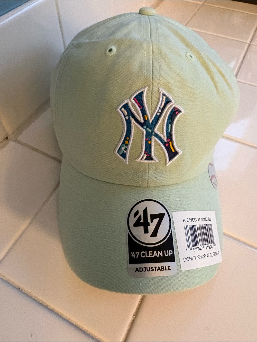 NWT 47 Clean Up NY Yankees Donut Shop Mint Baseball Hat Cap